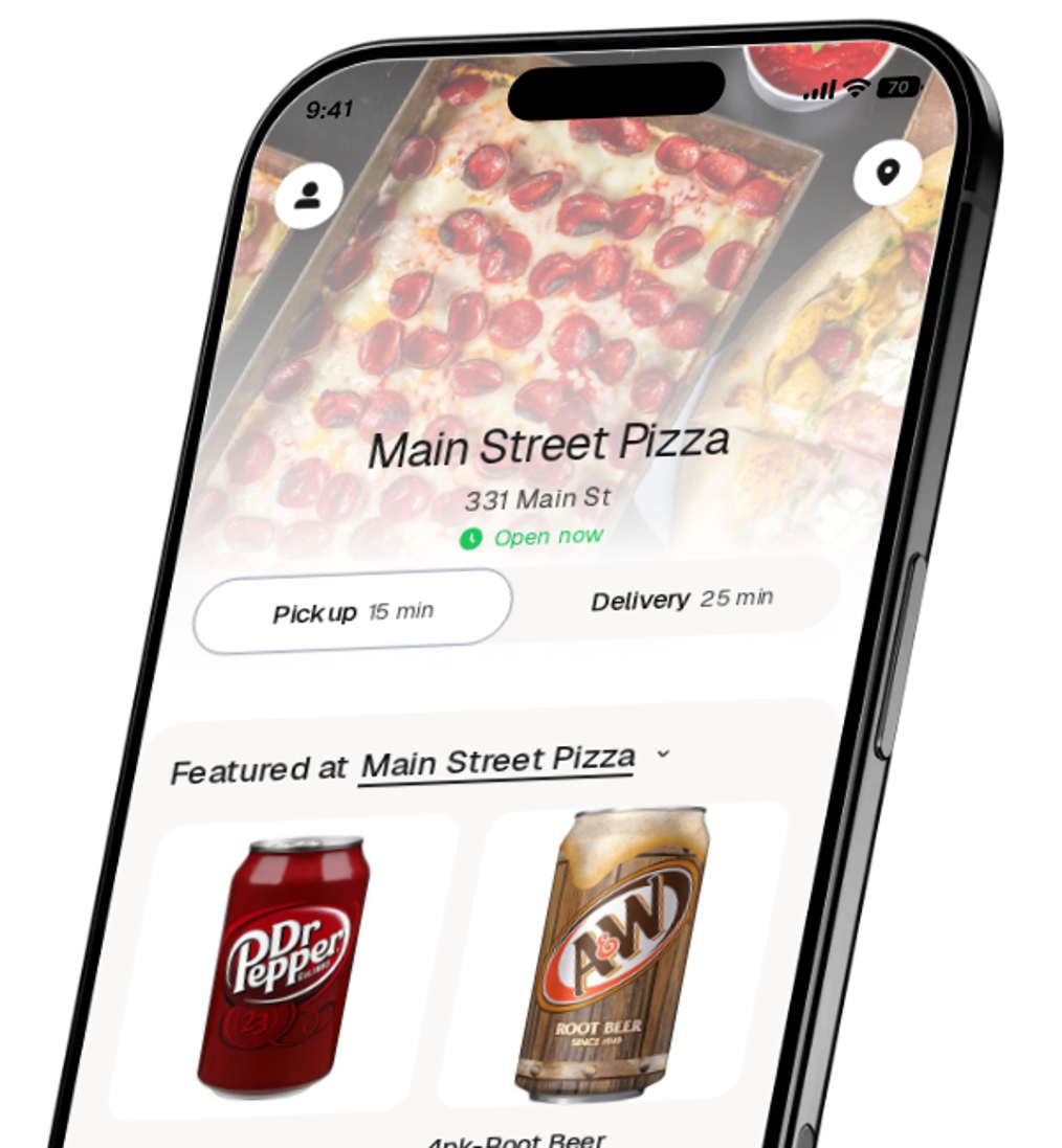 Main Street Pizza app preview